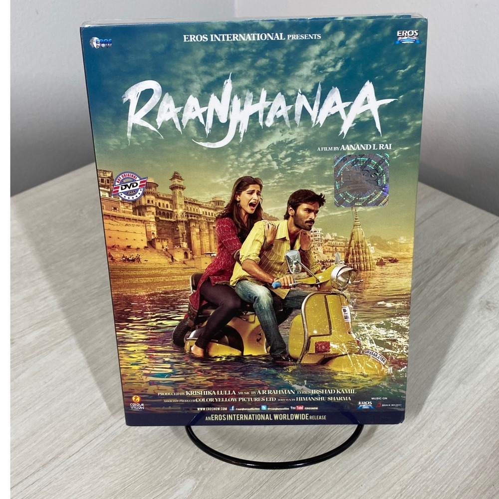 Raanjhanaa Bollywood DVD Movie Dhanush Sonam Kapoor Eros International NTSC R0